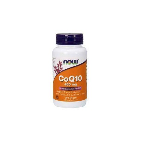 NOW CO-Q10 400MG 30SOFTGELS