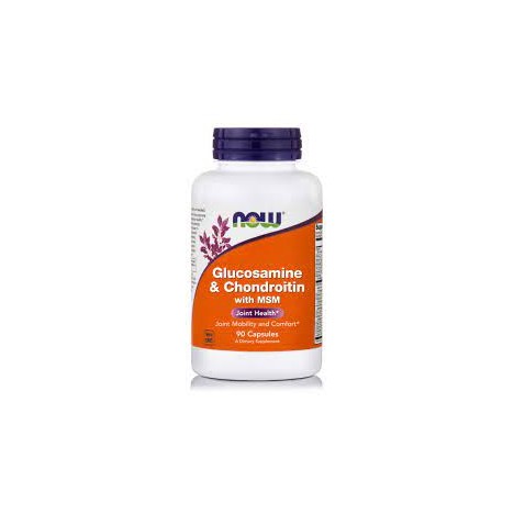 NOW GLUCOSAMINE & CHONDROITIN 500/400MG 90CAPS