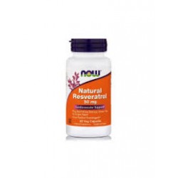 NOW NATURAL RESVERATROL 50MG 60VCAPS