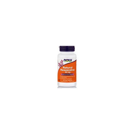 NOW NATURAL RESVERATROL 50MG 60VCAPS