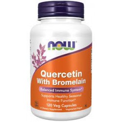 NOW QUERCETIN WITH BROMELAIN 120CAPS