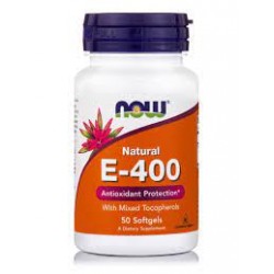 NOW VITAMIN E-400IU 50SOFTGELS