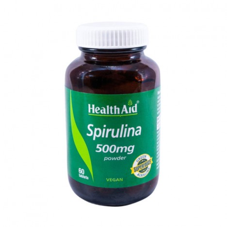 HEALTH AID SPIRULINA 500MG 60TABS