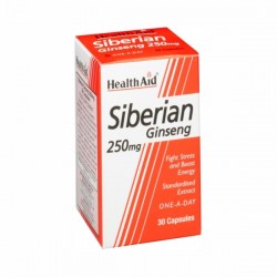 HEALTH AID SIBERIAN GINSENG EXTRACT 250MG 30CAPS