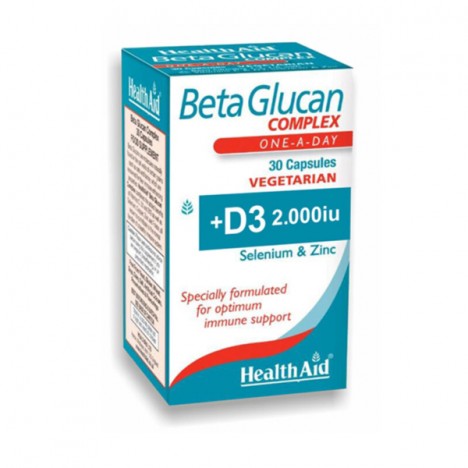 HEALTH AID BETA GLUCAN COMPLEX 30CAPS