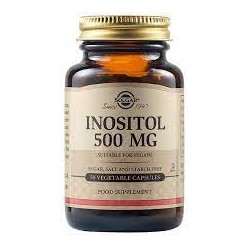 SOLGAR INOSITOL 500MG VEG TABS 50S