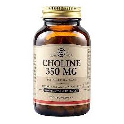 SOLGAR CHOLINE 350MG VEG TABS 100S