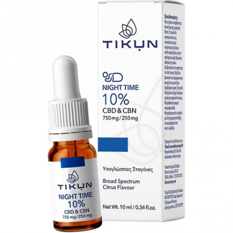 TIKUN NIGHT TIME 10% CBD & CBN DROPS 10ML