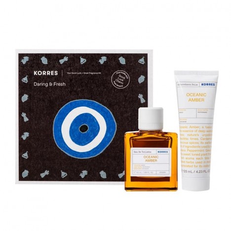 KORRES ΑΡΩΜΑ OCEANIC AMBER EDT 50ML + ΔΩΡΟ AFTER SHAVE 125ML + ΔΩΡΟ ΒΡΑΧΙΟΛΑΚΙ ΓΟΥΡΙ