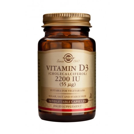 SOLGAR VITAMIN  D3 2200 IU 50VEGICAPS