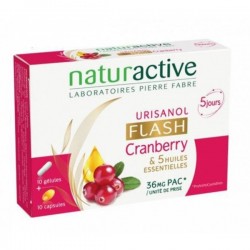 NATURACTIVE URISANOL CRANBERRY FLASH 10CAPS + 10CAPS