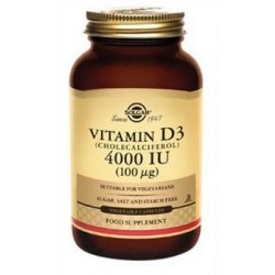 SOLGAR VITAMIN D3 4000IU 60CAPS