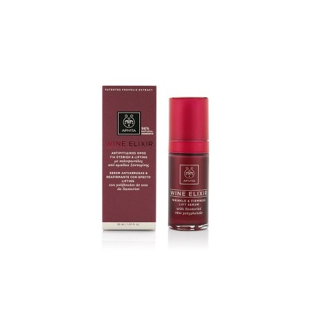 APIVITA WINE ELIXIR ΑΝΤΙΡΥΤΙΔΙΚΟΣ ΟΡΟΣ ΓΙΑ ΣΥΣΦΙΞΗ & LIFTING 30ML