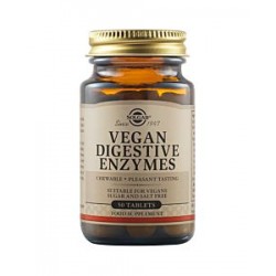 SOLGAR VEGAN DIGESTIVE ENZYMES CHEW. 50TABS