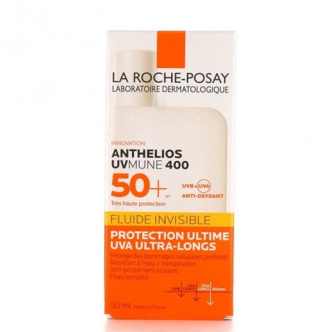 LA ROCHE POSAY ANTHELIOS UVMUNE400 ΙNVISIBLE FLUID ΜΕ ΑΡΩΜΑ SPF50+  50ML