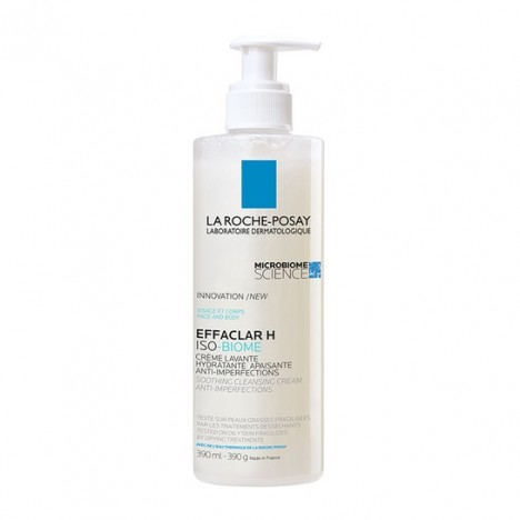 LA ROCHE POSAY EFFACLAR H ISO-BIOME  CLEANSING CREAM 390ML