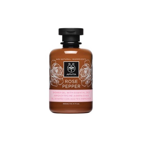 APIVITA ROSE PEPPER SHOWER GEL 250ML