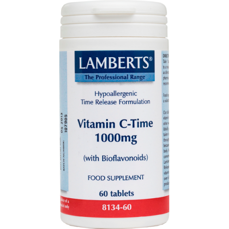 LAMBERTS VITAMIN C-TIME 1000MG 60TABS