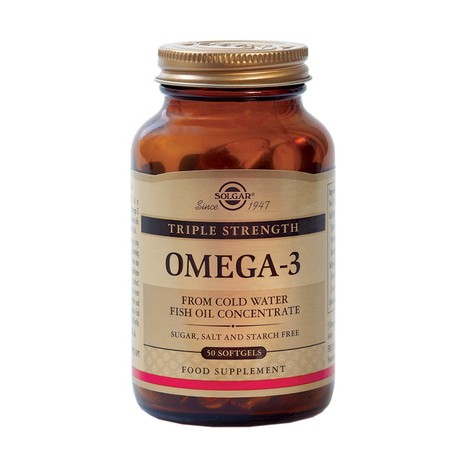 SOLGAR OMEGA 3 TRIPLE STRENGTH 50CAPS