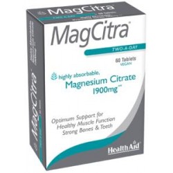 HEALTH AID MAGCITRA 60TABS VEGAN