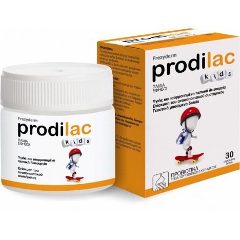 FREZYDERM PRODILAC KIDS 30 CHEWABLE TABS