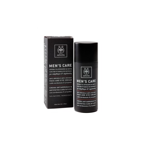 APIVITA MEN'S CARE ΚΡΕΜΑ ΠΡΟΣΩΠΟΥ & ΜΑΤΙΩΝ 50ML