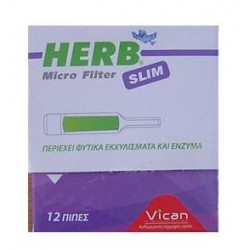 VICAN HERB MICRO FILTER (12ΤΕΜ.) ΓΙΑ SLIM ΤΣΙΓΑΡΟ