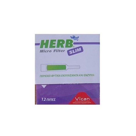 VICAN HERB MICRO FILTER (12ΤΕΜ.) ΓΙΑ SLIM ΤΣΙΓΑΡΟ