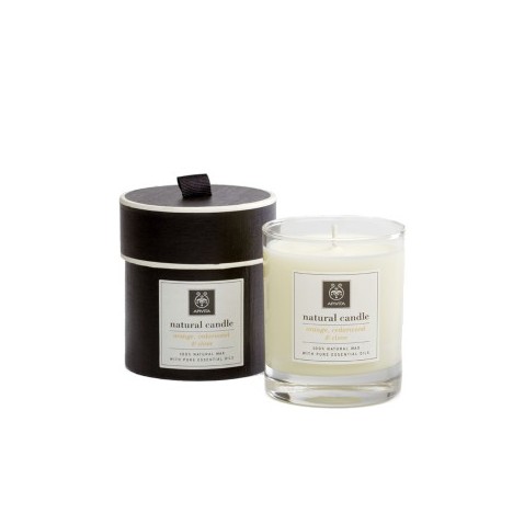 APIVITA NATURAL CANDLE ORANGECEDARWOOD CLOVE 235GR