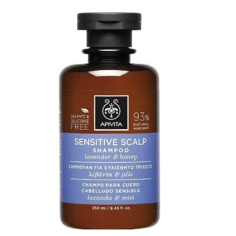 APIVITA SENSITIVE SCALP SHAMPOO LAVENDER & HONEY 250ML