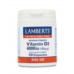 LAMBERTS VITAMIN D3 4000IU 120 CAPS (100mg)