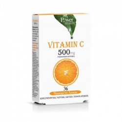 POWER HEALTH VITAMIN C 500MG CHEWABLE 36TABS