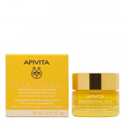 APIVITA BEESSENTIALS OILS BALM ΠΡΟΣΩΠΟΥ ΝΥΧΤΑΣ 15ML