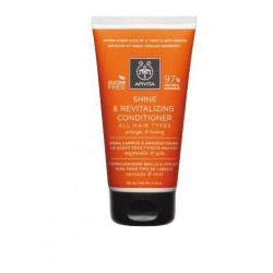 APIVITA SHINE & REVITALIZING CONDITIONER ALL HAIR TYPES ORANGE & HONEY 150ML