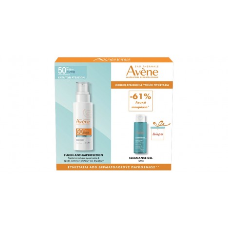 AVENE ANTI-IMPERFECTION SPF50+ & CLEANANCE GEL 100ML