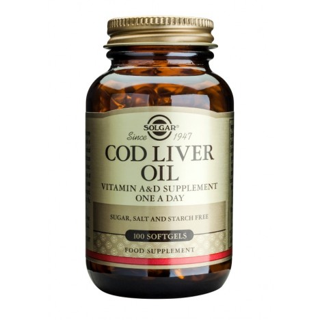 SOLGAR COD LIVER OIL SOFTGELS 100S