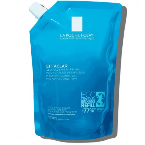 LA ROCHE POSAY EFFACLAR PURIFYING FOAMING GEL REFILL 400ML