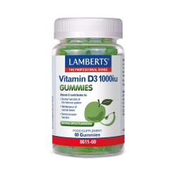 LAMBERTS D3 1000IU 60 GUMMIES